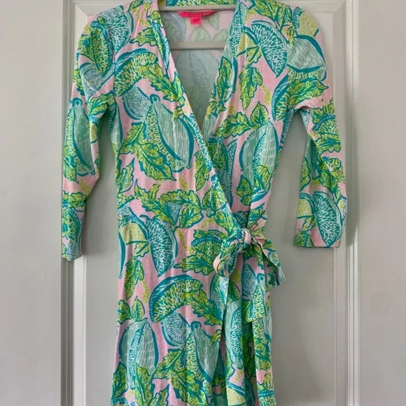 Lilly Pulitzer Karlie Wrap Romper - Picture 2 of 7